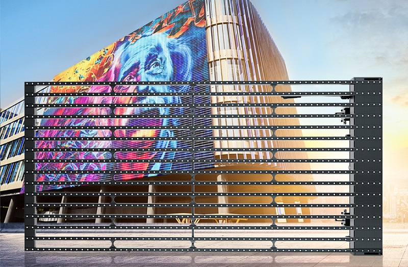 華邦瀛LED格柵屏，賦能商業(yè)廣告價(jià)值最大化